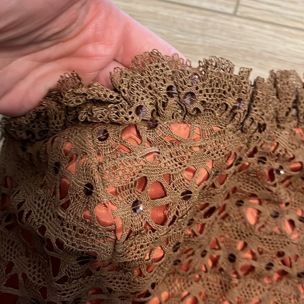 Vintage 1950s 2 piece lace skirt set - Picture 3 of 14